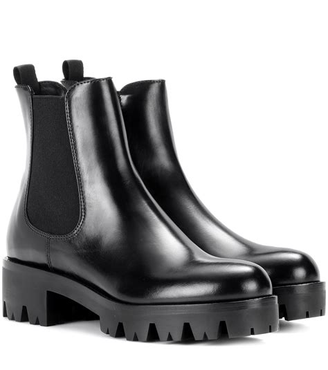 black prada boot|prada black boots women's.